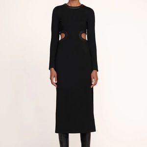 STAUD dolce cutout dress
